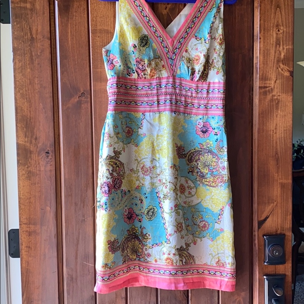 Silk Dress By Nicole Miller